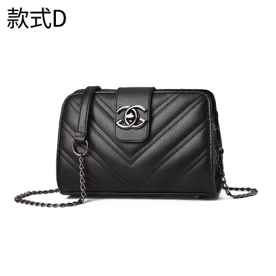 

10 pieces from the batch Korean version of the retro car sewing line foundation small square bag small fragrance simple shoulder Messenger bag