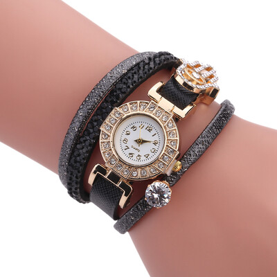 

Fashion lady palm pendant bracelet bracelet watch diamond decorative quartz watch female models hot sale