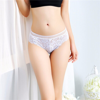 

Toponeto Women Sexy Lace Briefs Panties Thongs G-string Lingerie Underwear BK