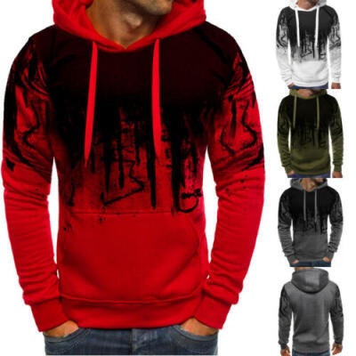 

2019 Men Hoodies Slim Fit Hooded Sweatshirt Outwear Sweater Warm Coat Jacket Hot