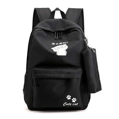 

Dream van bag female Korean college students leisure high school students computer backpack travel backpack