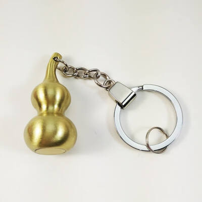 

Chinese Traditional Good Luck Gourd Keychain Mini Keyring Lucky Pendant Car Keys Ornaments