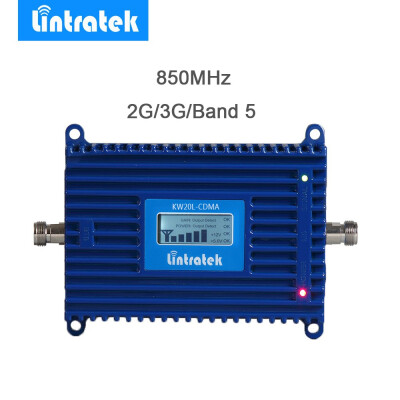 

Lintratek GSM 2G UMTS 3G 850mhz Repeater 70dB Signal Amplifier UMTS 850mhz CDMA Band 5 Mobile Phone Cellular Signal Repeater25