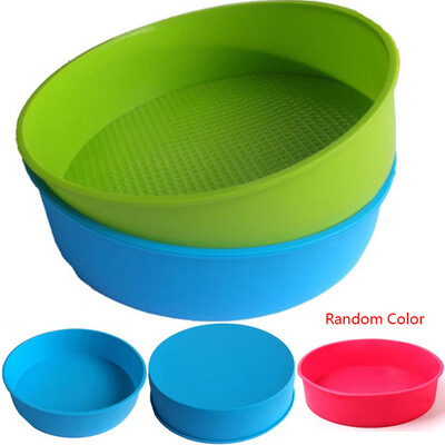 

Kitchen Bakeware Supplies Round Silicone Cake Moulds Pan DIY Cookies Desserts Baking Mold Pastry Tools