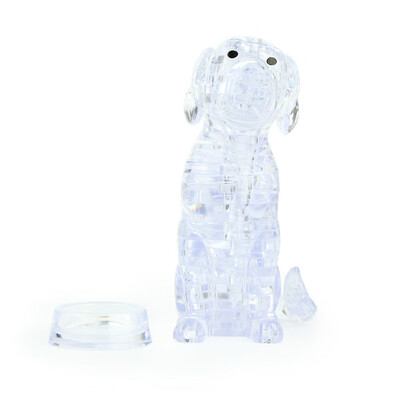 

Gotoamei 3D Crystal Puzzle Cute Dog Model DIY Gadget Blocks Building Toy Gift OR