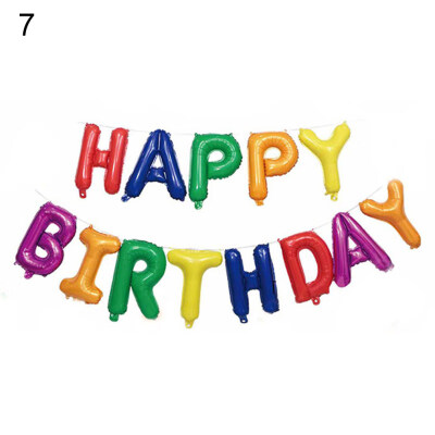 

Happy Birthday Letter Alphabet Air Balloon Kids Toy Wedding Party Decoration