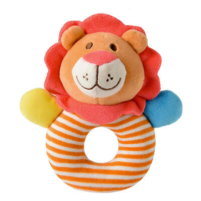 

Cartoon Animal Baby Soft Plush Appease Doll Infant Rattles Toy with BB Bell