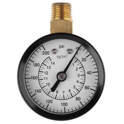 

Mini Pressure Gauge 14 Inch NPT Side Mount 0-200 PSI Dial Air Compressor Meter Hydraulic Pressure Tester Gauge