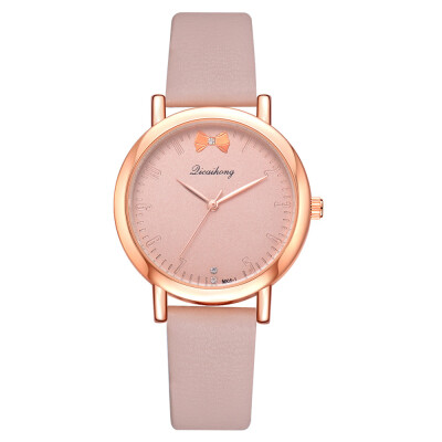 

Womens watch fashion simple casual pop PU quartz watch