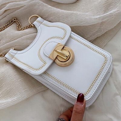 

Chic womens 2019 new style Korean style foreign-style chain single-shoulder bag summer fashion all-in-one mobile phone bag