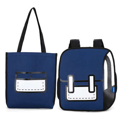 

Juvenile schools school bag Lin Miaojing two-shoulder bag two-shoulder bag two-shoulder bag three-dimensional cartoon primar