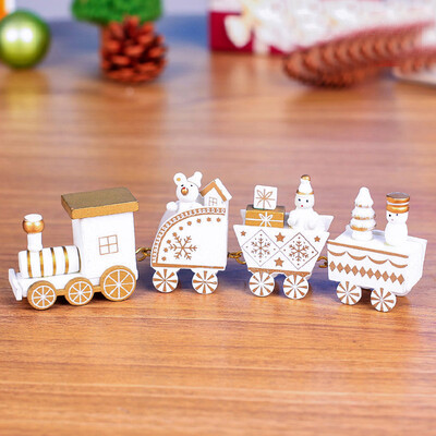 

Siaonvr Christmas Decoration Gift Christmas Train Holiday Gift Decoration Decoration