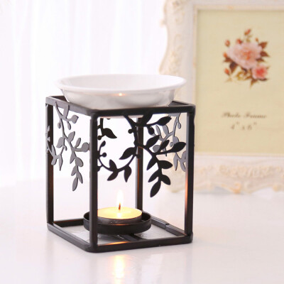 

〖Follure〗Stainless Steel Oil Burner Candle Aromatherapy Oil Lamp Home Decorations Aroma