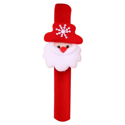 

Christmas Slap Bracelets Hand Ring Wristband Christmas Party Favors Supplies Kids Adults Wrist Decoration