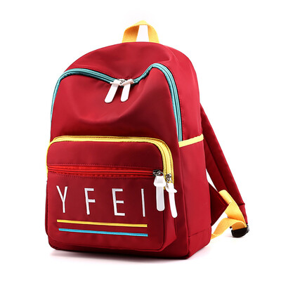 

Tailored Students Backpack Large Capacity Alphabet Bag Fashion Travel College Backpack