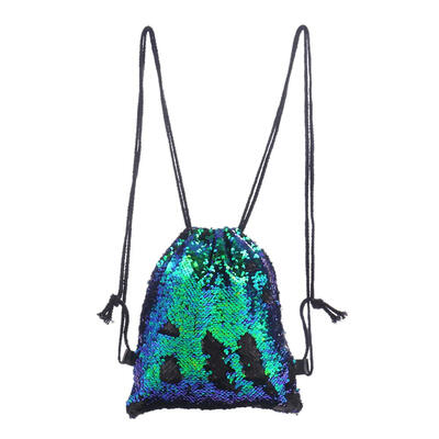 

Sequins Sport Travel Backpacks Women School Bags Preppy Drawstring Knapsack