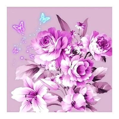 

5D DIY Full Drill Diamond Painting Flower Cross Stitch Embroidery Mosaic