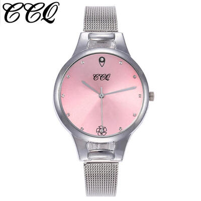 

Women Watches Green Dial Ladies Quartz Wristwatch Luxury Silver Mesh Belt Strap Clock Creative Dress Gift Relogio Feminino