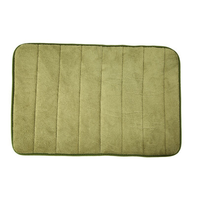 

Memory Foam Bath Mats Bathroom Horizontal Stripes Rug Non-slip
