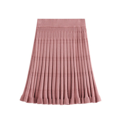 

Gobestart Women Plain High Waist Pleated Mini Skirt Slim Waist Casual Tennis Thicken Skirt