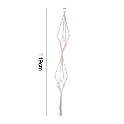 

Hand-woven Cotton Rope Plant Hangers Flower Pot Hanging Planter Basket Holder For Balcony Garden Decor