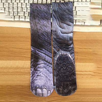 

3D Animal Paw Cat Tiger Feet Paw Print Foot Socks Elastic Hosiery Cotton Socks
