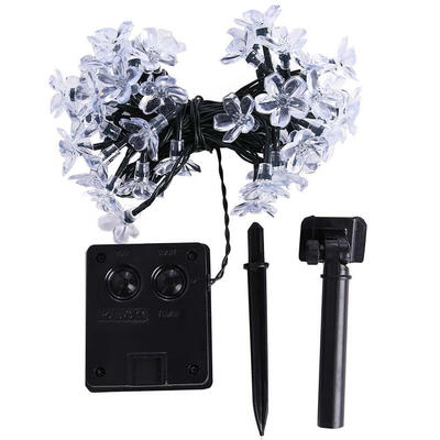 

8 Modes Solar 50 LED String Lights Cherry Blossoms Holiday Party Decorative
