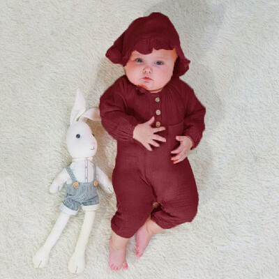 

Cute Newborn Infant Baby Girl Boy Clothes Long Sleeve Romper Jumpsuit Outfits