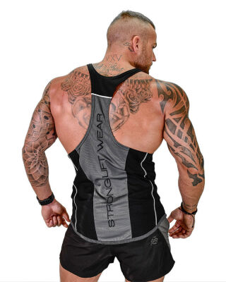 

New Mens Stringer Bodybuilding Tank Top Gym Fitness Singlet sleeveless Vest