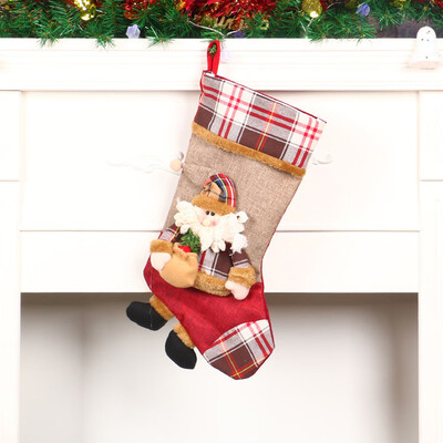 

〖Follure〗Christmas Santa Socks Cute Ornaments Festival Party Xmas Tree Hanging Decoration