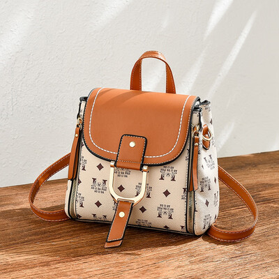 

Ladies new wave Joker fashion summer small fresh backpack shoulder bag shoulder Messenger bag
