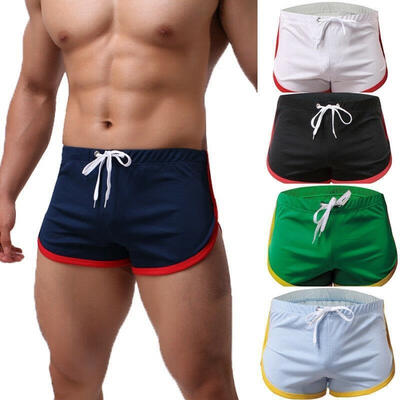 

Elastic Strappy Quick Dry Shorts Men&39s Summer Beach Swimwear Trunks Shorts -XXL