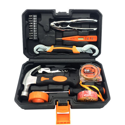 

Fuxing FX347 21-piece set of household toolbox set hardware tool set multi-function repair tool set