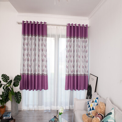 

Toponeto Leaves Sheer Curtain Tulle Window Treatment Voile Drape Valance 1 Panel Fabric