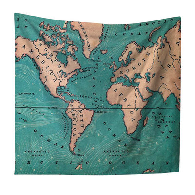 

Tapestry Watercolor World Map Tapestry Wall Hanging Colorful Map Tapestry Beach Tapestry Indian Dorm Decor Bedroom Living Room