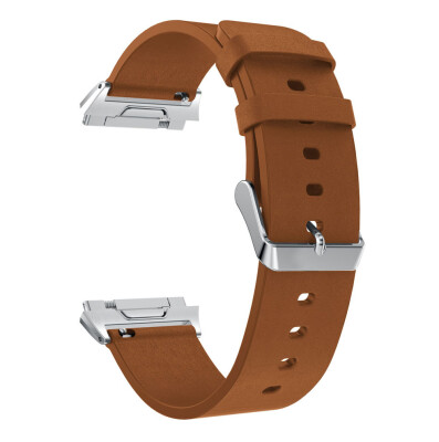 

〖Follure〗Fashion Luxury Leather Replacement Accessories Wristband Straps For Fitbit Ionic