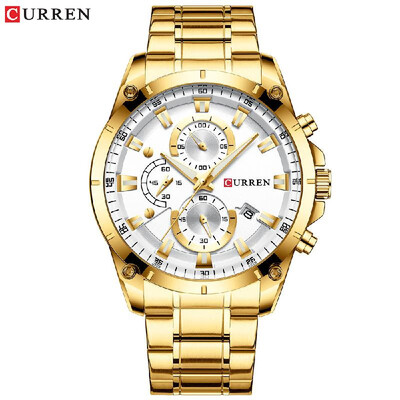 

Curren Men Watch Business Multifuntional Waterproof Watches Quartz Watch