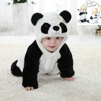 

Totter Baby Boy Girl Kid Cute Warm Winter Panda Jumpsuits Overall Romper Clothes