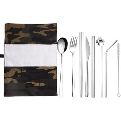 

Toponeto Set Stainless Steel Upscale Dinnerware Flatware Cutlery Fork Spoon Teaspoon 9PC