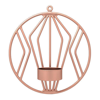 

3D Geometric Round Candlestick Wall Candle Holder Sconce Home Ornaments