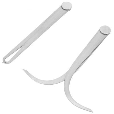 

Greensen 2Pcs 6" Machinist Stainless Steel Joint Outside Inside Calipers Measuring Tool Set