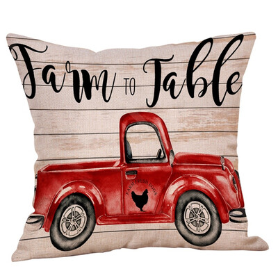 

Siaonvr Merry Christmas Pillow Cases Cotton Linen Sofa Cushion Cover Home Decor