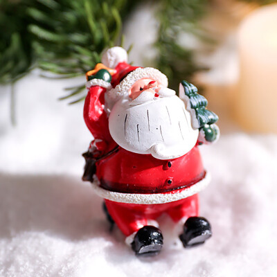 

Tailored Christmas Diy Ornament Santa Resin Doll Desktop Decoration Christmas Gift Decor