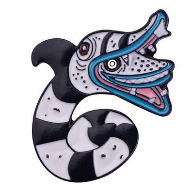 

Enamel Pin Snake Brooch Denim Jacket Backpack Hat Badge Brooch