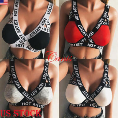 

Womens Push Up Bra Sexy Gym Sport Comfort Underwear Support Lingerie NEW