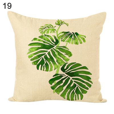 

Sparse Monstera Leaves Square Throw Pillow Case Cushion Cover Sofa Bed Car Decor