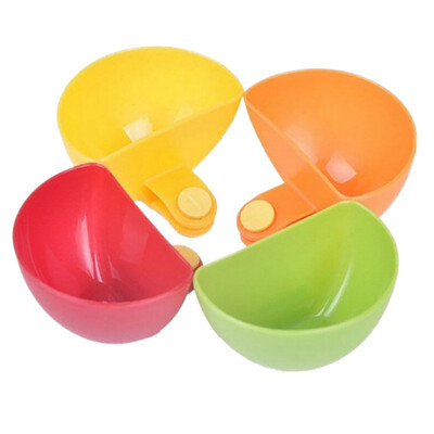 

NORBI 4PCSet Dip Clips Bowl Kitchen Accessories Small Dishes Spice Clip For Tomato Sauce Salt Vinegar Sugar Flavor Spices
