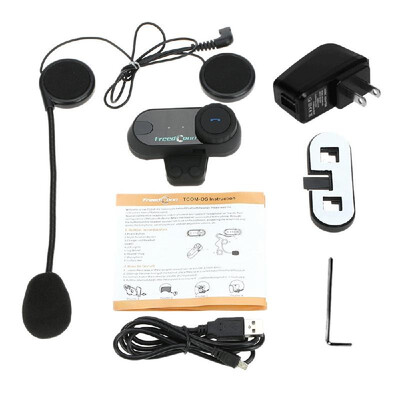 

Freedconn TCOM-OS Motorcycle Helmet Bluetooth Intercom Headphone Wireless Earphone 100M Intercom Distance Waterproof Headset Hands