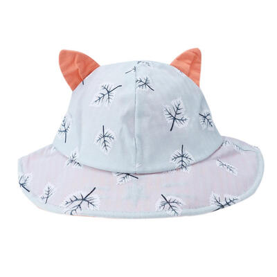 

Newborn Baby Girls Boys Sun Hats Cotton Cap Leaves Printed Baby Hat