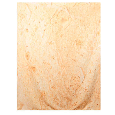 

Snack Tortilla Pattern Blanket Square Burrito Shaped for Car Office Quilts